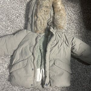 Zara gender neutral winter coat